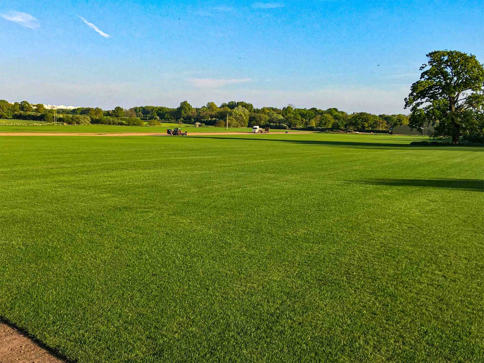 Fresh green TurfWorld fields near Wolverhampton